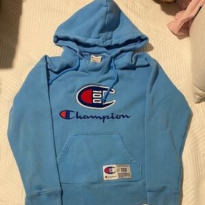 Champion Hoodie 100 Year Anniversary Edition Blue Men’s Size S